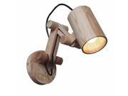 Euro bedroom living room IKEA creative gift retro industrial wood catapult wall lamp light wall sconce