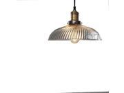 Countryside retro euro dinning room kitchen living room innovative clear screw glass pendant lamp light
