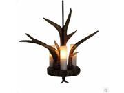 3 light deer horn pastoralism antique pendant lamp light chandelier for bar dinning room and kitchen