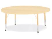 Berries Toddler Height Maple Top Edge Round Table