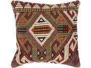 Kilim Decorative Vintage Wool Throw Pillow