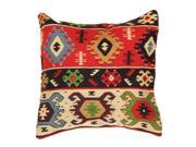 Kilim Decorative Wool Throw Pillow