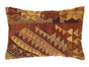 Kilim Decorative Wool Lumbar Pillow