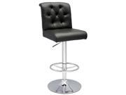 Chintaly 0355 Pneumatic Gas Lift Height Swivel Stool In Black