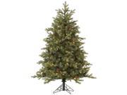 Vickerman 32787 9 x 77 Rocky Mountain Fir 1 350 Clear DuraLit Miniature Lights with Pine Cones Christmas Tree A145781