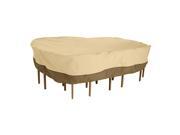 Classic Accessories 70932 Veranda Table Set Cover- Large Pebble Classic Accessories 70932 Veranda Table Set Cover- Large Pebble