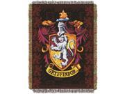 Harry Potter Gryffindor Licensed 48x 60 Woven Tapestry Throw  by The Northwest Company - 1HPT/05100/0002/RET