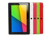 Yuntab 7 inch Tablet PC 8GB Q88 Allwinner A23 Capacitive Google Android 4.4 Tablet PC with Dual core and Dual Camera Google Play Pre loaded External 3G 3D G