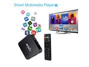 MXV android TV box quad core Amlogic S805 Mali 1 gb RAM 450 8 gb ROM XBMC wireless bluetooth media player is loaded
