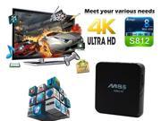 Yuntab® Android TV Box M8S Quad Core Streaming TV Box 2GB 8GB Fully loaded Add ons with kodi xbmc Cloud TV Android 4.4 H.265 Support Wifi 4K Hdmi RJ45 Ethernet