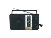 Mini Portable AM FM SW1 SW2 TV 5 Bands Radio with Built In SD USB Inputs