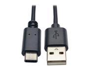 Tripp Lite USB 2.0 Hi Speed Cable A Male to USB Type C Male 3 ft.
