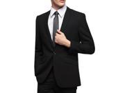 Black single breasted business suit jacket XS
