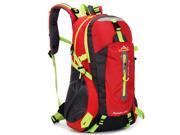 Fashion sports professional mountaineering bags waterproof backpack Red