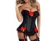 Women s sweetheart bodycon figure shape corset Black XL