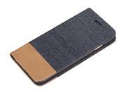Leather iPhone6 6plus Protective Covers Durable Mobile Shell Light Blue
