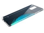 Samsung Note4 Cell Shell Transparent Thin Silicone Case Blue