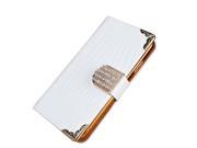 New Fashion Lizard Grain Leather Cell Phone Shell Samsung Note 3 Case Cover White