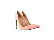 Women s Candy Color Pointed High Heel Shoes Pink 42