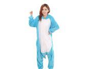 Man And Woman Winter Flannel Pajamas Cartoon Animal Lovers Coral Fleece One Piece Pajamas Toilet Permitted