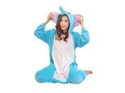 Man And Woman Winter Flannel Pajamas Cartoon Animal Lovers Coral Fleece One Piece Pajamas Toilet Permitted