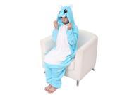 New Neutral Autumn Winter Flannel Cartoon Lovely Hippo Pajamas Lovers One Piece Sleep coat