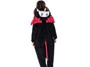 Demon New Neutral Winter Flannel Cartoon Lovely Pajamas Lovers One Piece Sleepcoat With Claw Shoes