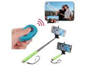 Bluetooth Shutter Remote Control Selfie Stick Handheld Monopod for Smart Phone Traveling Video Diaries Video Blogging Hiking Camping Weddings Parties The bea