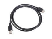 NEW 6FT 1.8M USB 2.0 A Male to A Female Extension Extender Cable Cord For PC Laptop PDA GPS Memory Card readers mp3 players Black