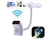 Car Kit Bluetooth Hands free Speaker FM Transmitter Modulator SD MP3 Player USB Charger For Iphone 6 6s 5s Samsung