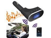 Bluetooth Wireless LCD Car Kit MP3 Player FM Transmitter Modulator Remote USB SD Car Reader Hands Free for Phone