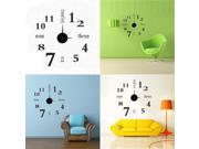 NEW Modern Design 3D Wall Clock Home Living Room Office Time DIY Art Decor Gift