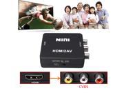 Mini Flexible HDMI to RCA Audio Video AV CVBS HD TV Adapters Converter USB 720p 1080P