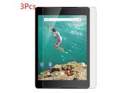 3Pcs Matte LCD Screen Protector Shield Guard Film With Package For HTC Google Nexus 9 Tablet NEW