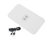 White Qi Wireless Charging Pad Cable For Samsung Galaxy S6 G920 Edge G925