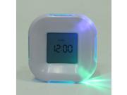 1pc 4 in1 Multi Function 4 Side Desk Clock Calendar Timer Temperature LED Digital Alarm Clock