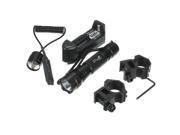 2200Lm XM T6 LED 501B Tactical Flashlight Torch Pressure Switch Mount Lamp 18650
