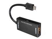 MHL Micro USB to HDMI Adapter Cable For Samsung Galaxy S2 i9100 i9220 HTC EVO 3D