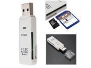 2 in 1 USB 3.0 Micro SD SDXC TF T Flash Memory Card Reader Adapter UP TO 64GB