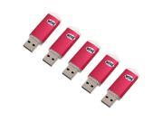 5 PCS 32GB C Colored Chip USB 2.0 Memory Storage Stick Flash Drive For Computer Laptop and other Devices