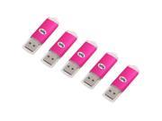 5 PCS 32GB 32G USB 2.0 Full Capacity Flash Memory Stick Pen Drive Storage Thumb U Disk For MAC PC Notebook and other Devices