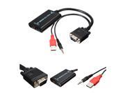 VGA To HDMI Output 1080P HD Audio HDTV PC Cable Video Converter Adapter