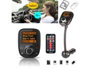 NEW 360° Bluetooth 3.0 Car Auto Handsfree FM Transmitter Modulator TF MP3 Player