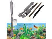 Aquarium Fish Tank Siphon Battery Vacuum Gravel Water Filter Washer Auto Cleaner