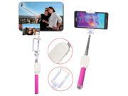 Bluetooth Extendable Shutter Phone Handheld Selfie Stick Monopod for IOS Android