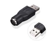 PS 2 TO USB 2.0 A Male to MD6 Female Adapters For Keyboard Mouse Converter