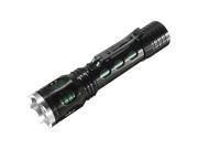 XPE Aluminum Alloy 3 Modes Mini Lightweight Zoomable Flashlight Torch Lamp Light with Clip AA 14500 Battery Black Gold