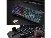 NEW Waterproof Colorful LED Illuminated Backlight USB Wired Gaming Game Keyboard