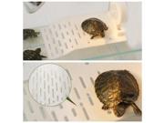 Amphibian Pets Terrarium Platforms Turtle Salamander Basking Rest Plastic White 2 Sizes 14x8cm