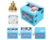 Novelty Creative Cute Automated Piggy Bank Pig Steal Money Coins Saving Storage Box Pot Case Kids Xmas New Year Gifts